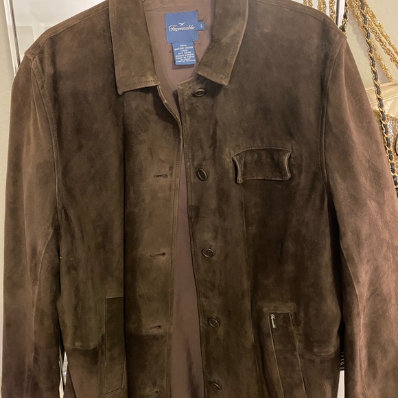 Great condition, Goat Skin Jacket, size large. - Picture 2 of 3